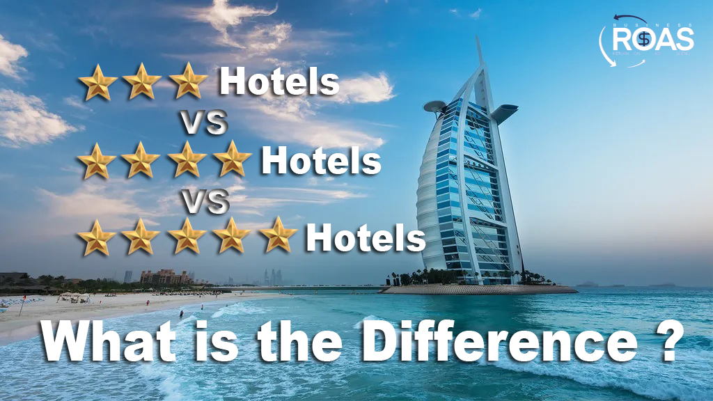 difference 3 4 and 5 star hotels